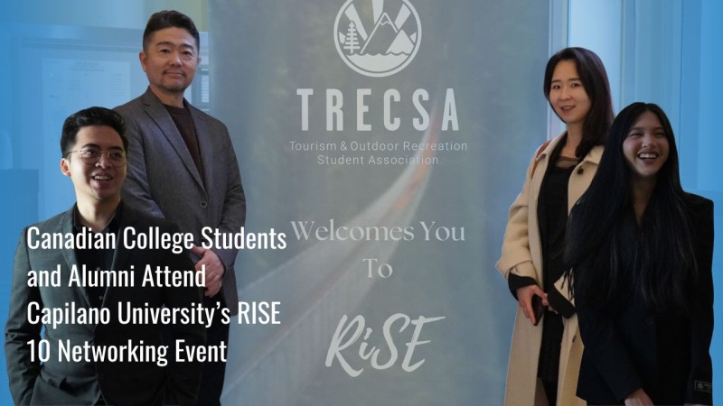 ���ϳԹ��� Students and Alumni Attend Capilano University��s RISE 10 Networking Event